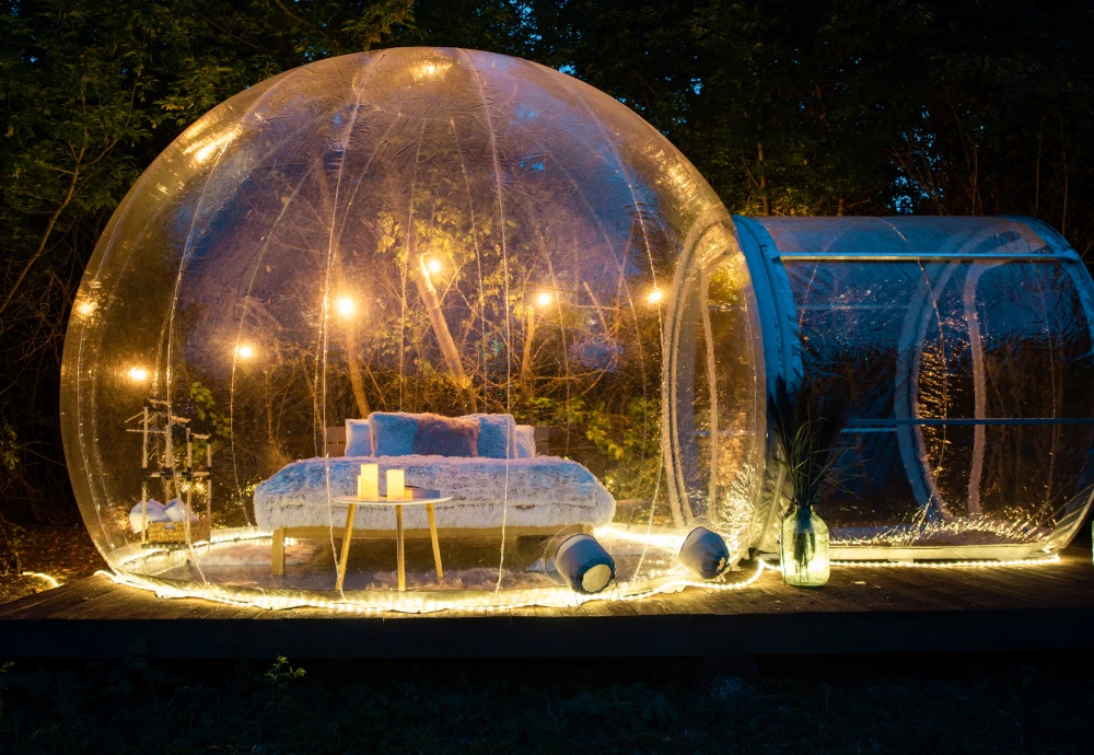 outdoor clear bubble tent